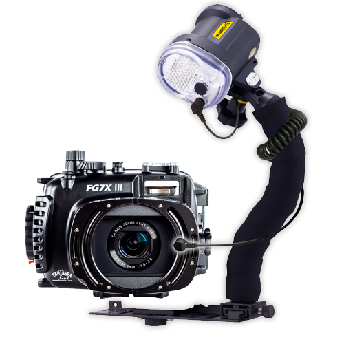 Fantasea Canon G7X III Housing and YS-03 Strobe Package