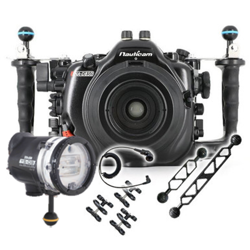 Nauticam D850 Housing, Strobe and Port Package