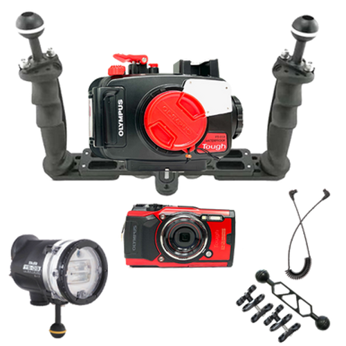 Olympus TG-6 Camera, Housing and YS-D3 Strobe Bundle